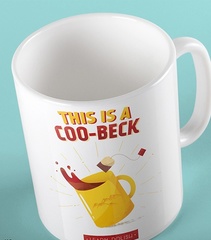 This is a coobeck kubek biały universal