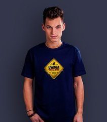 Wielka ryba t-shirt męski granatowy xl