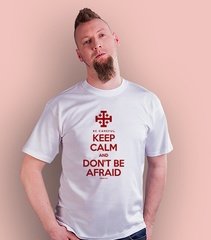 Kc & dont be afraid t-shirt męski biały m