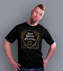 Book honor ojczyzna ml t-shirt męski czarny l