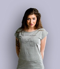 Co chciałbyś dostać na święta t-shirt damski jasny melanż m