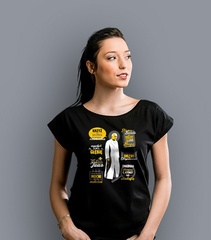 Jan paweł ii t-shirt damski czarny s