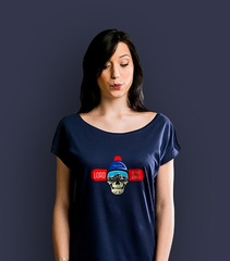 Lord of the board t-shirt damski granatowy xl