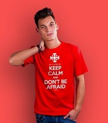 Kc & dont be afraid t-shirt męski czerwony m