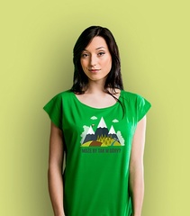 Może by tak w góry t-shirt damski zielony xl