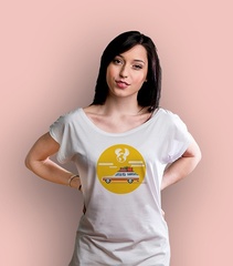 Auto jak to daleko t-shirt damski biały xs