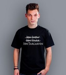 Jon targaryen t-shirt męski czarny s