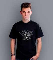 Drzewo t-shirt męski czarny xxl