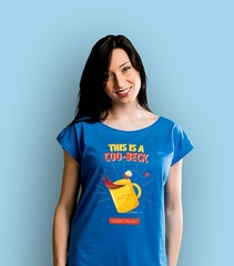 This is a coobeck t-shirt damski niebieski s