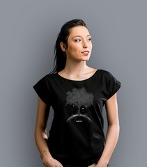 Fides t-shirt damski czarny xl