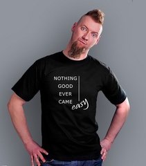 Nothing came easy t-shirt męski czarny m