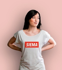 Siema t-shirt damski biały xxl