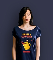 This is a coobeck t-shirt damski granatowy l