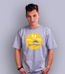 Auto jak to daleko t-shirt męski jasny melanż m