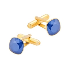 Spinki do mankietów z kryształami swarovski /srebro pr. 925/ 017