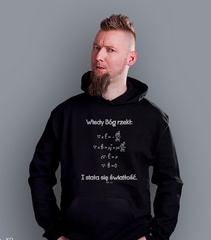 I stała się jasność męska bluza z kapturem czarna s