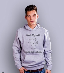 I stała się jasność męska bluza z kapturem jasny melanż xxs 