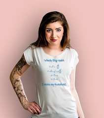I stała się jasność t-shirt damski biały xl