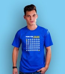 Prognoza pogody t-shirt męski niebieski m