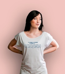 Chosen t-shirt damski biały s
