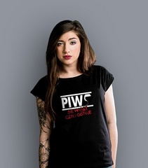 Piwo się warzy nie gotuje t-shirt damski czarny s