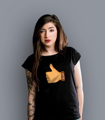 Autostop jak to daleko t-shirt damski czarny xl
