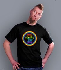 Patrz na tęczę t-shirt męski czarny m