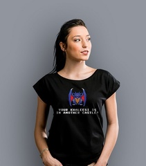 Your khaleesi is in another castle! t-shirt damski czarny l