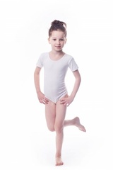 Body gimnastyczne lycra (b7) krótki rękaw shepa