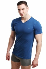 Koszulka męska vneck jeans pierre cardin