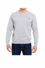 Sweter r-napis szary pierre cardin