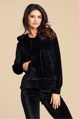 Bluza dresowa black long
