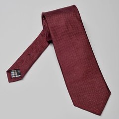Elegancki długi bordowy krawat jedwabny hemley
