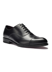 Eleganckie czarne skórzane buty męskie oksfordy 7