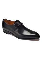 Eleganckie czarne buty męskie typu monki othello 6,5