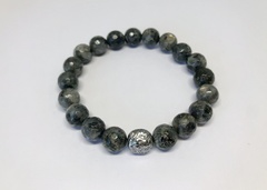 Bransoletka grey larvikite s