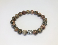 Bransoletka jasper leopard s