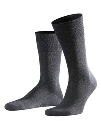 Eleganckie szare bawełniane skarpety falke tiago rozmiar 43-44