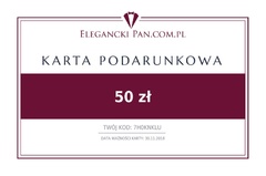 Karta podarunkowa do sklepu eleganckipan.com.pl 50 zł