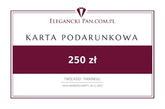 Karta podarunkowa do sklepu eleganckipan.com.pl 250 zł