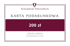 Karta podarunkowa do sklepu eleganckipan.com.pl 200 zł