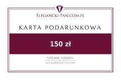 Karta podarunkowa do sklepu eleganckipan.com.pl 150 zł