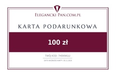Karta podarunkowa do sklepu eleganckipan.com.pl 100 zł
