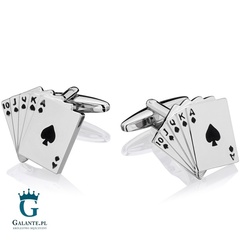 Spinki do mankietów poker sd-1316