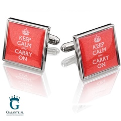Spinki do mankietów keep calm ps-721a