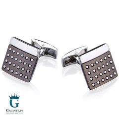 Spinki do mankietów gunmetal ue-23600
