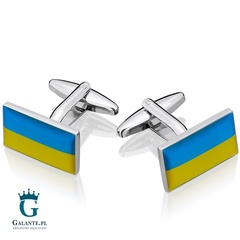 Spinki do mankietów x2 flaga ukraina
