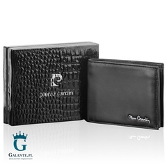 Czarny portfel męski pierre cardin tilak09 8824
