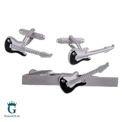Komplet dla gitarzysty czarne gitary tbc63