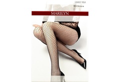 Charly lurex n54 marilyn rajstopy kabaretki z kolorową, błyszczącą nitką